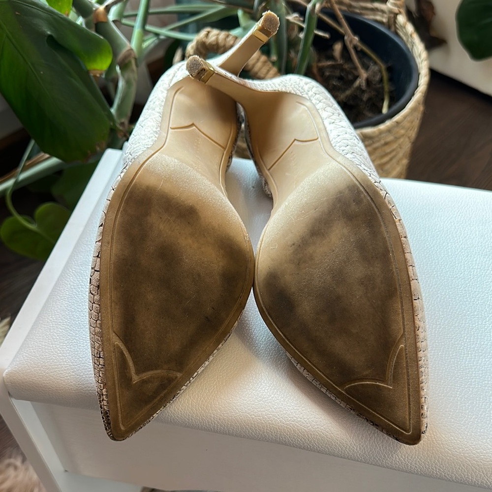 Kelly & Katie Snakeskin Heels - Picture 5 of 5